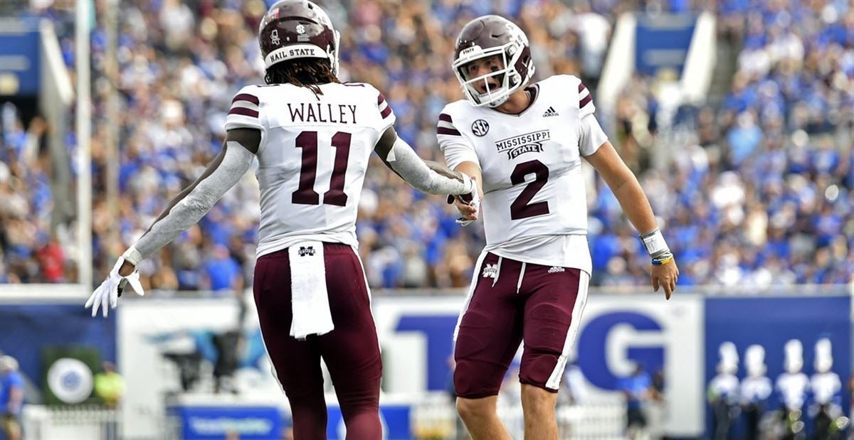 Mississippi State Bulldogs Jaden Walley #11 Grey Concrete Building