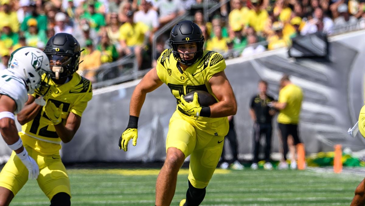 Oregon Ducks tight end Patrick Herbert ready to make up for lost time