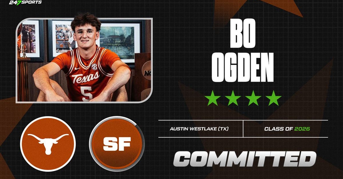 No. 31-ranked Bo Ogden commits to Texas basketball