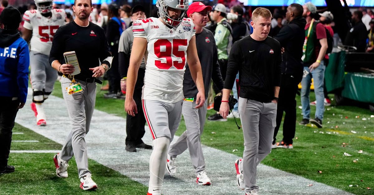 Ohio State kicker Noah Ruggles