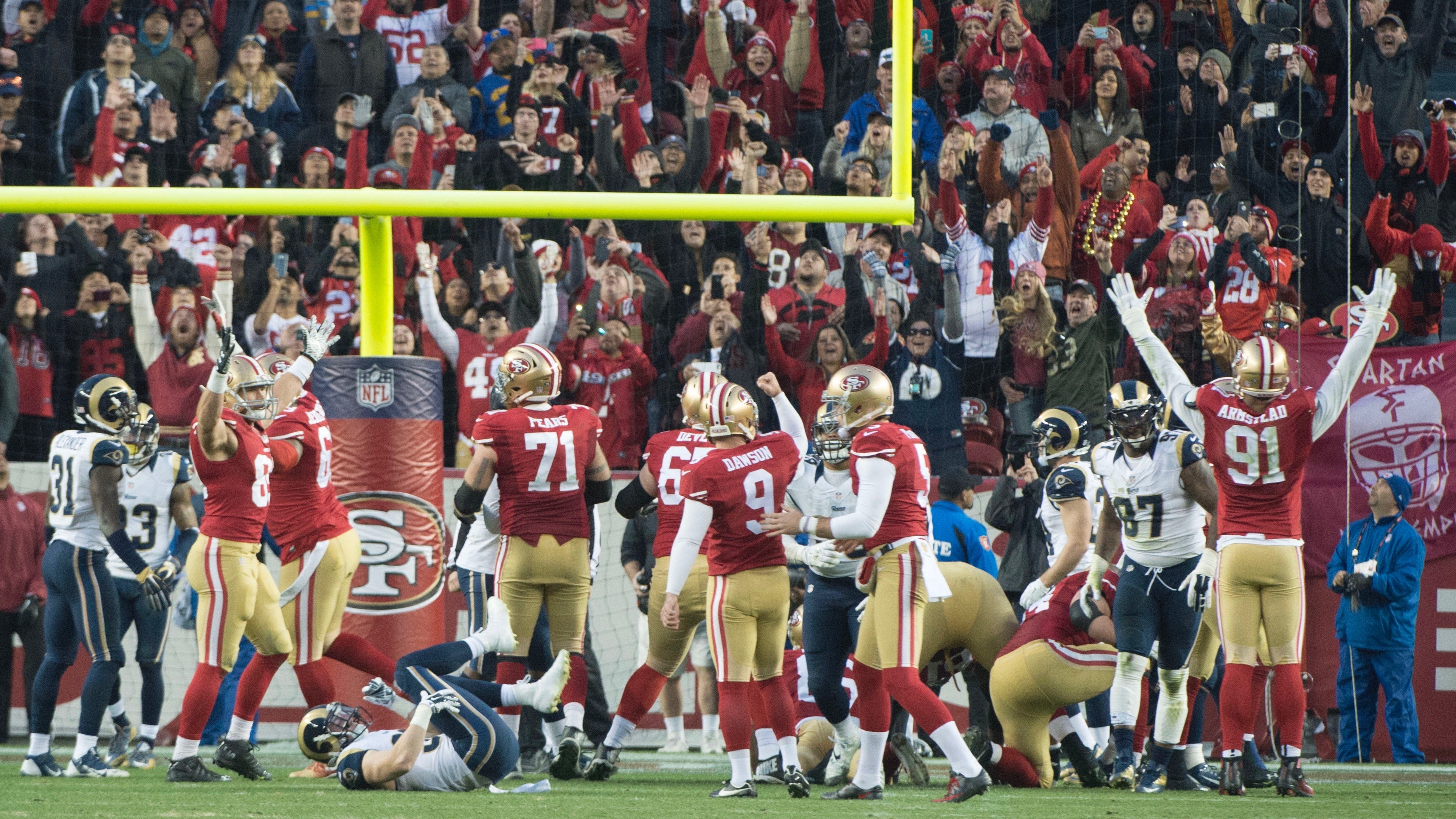 Rams lose to 49ers in overtime, but still win division title – Orange  County Register