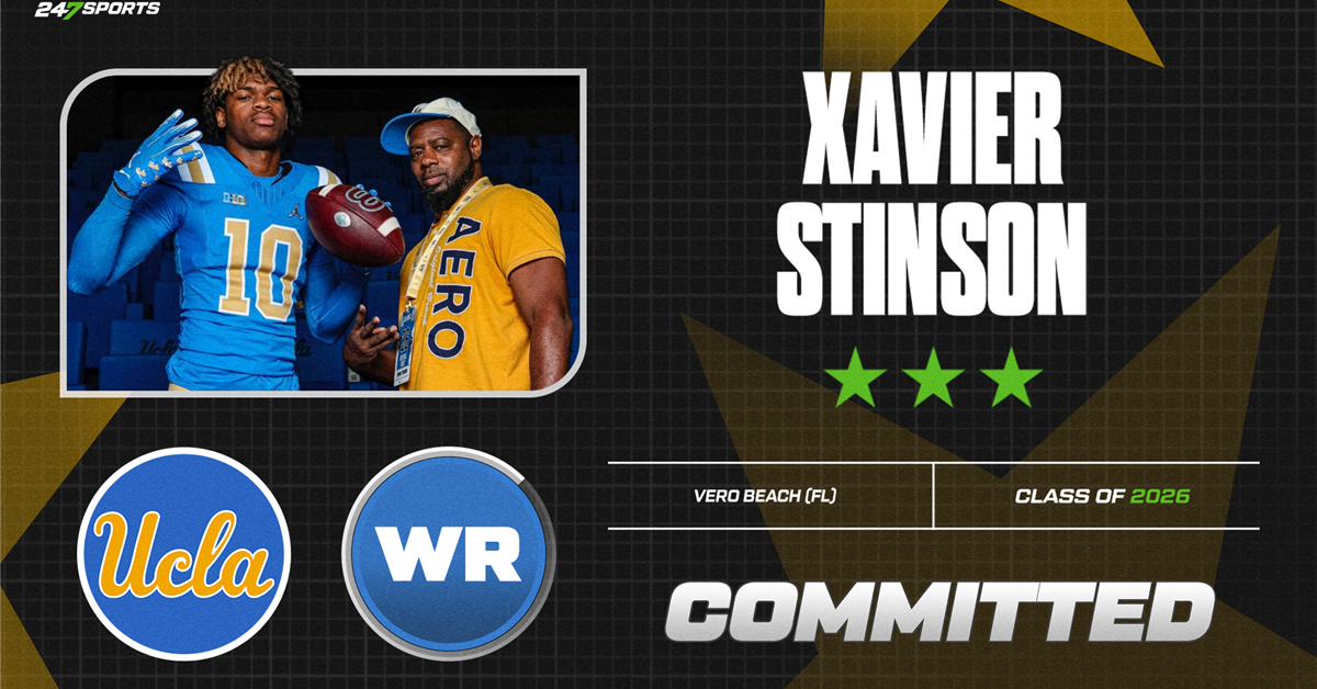 UCLA lands Xavier Stinson: South Florida WR commits to Bruins, joins teammate Micah Smith in UCLA's 2026 class