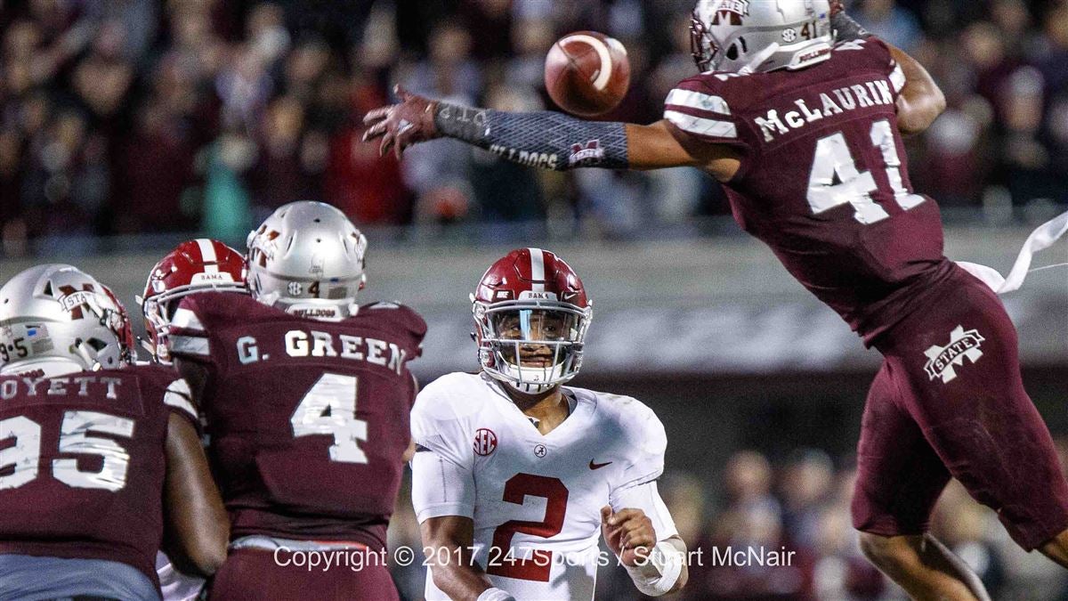 Alabama Has Dominated Series Against Mississippi State