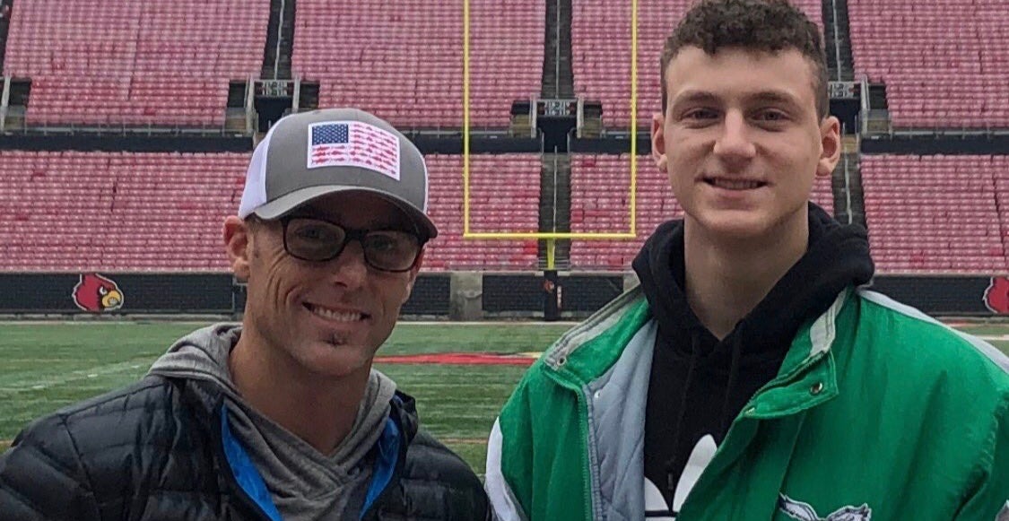 Son of former Louisville kicker David Akers enjoys his visit