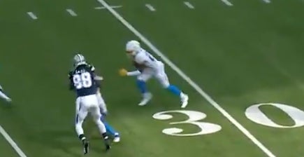 WATCH: Asante Samuel Jr. records first NFL career interception