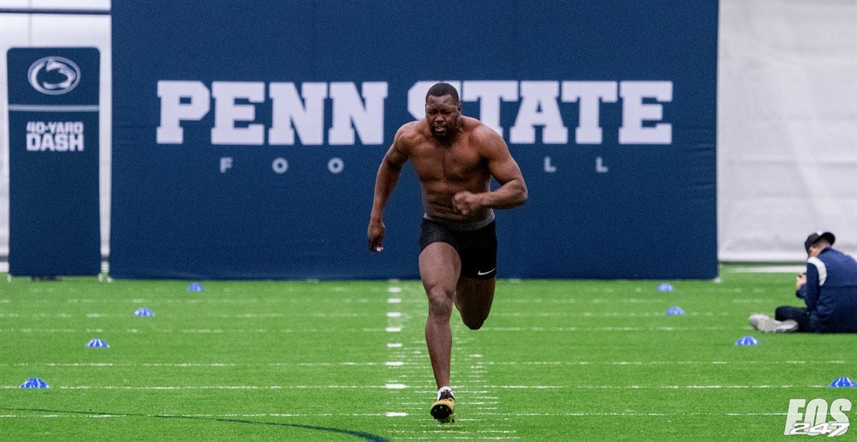 Safety Jaquan Brisker runs official 4.49-second 40-yard dash at the 2022  combine