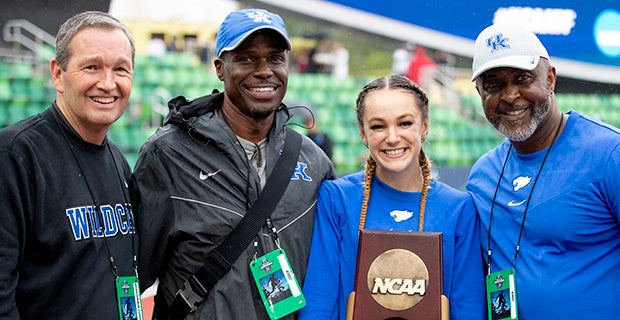 Riley Gaines and Asia Seidt were - Kentucky Wildcats