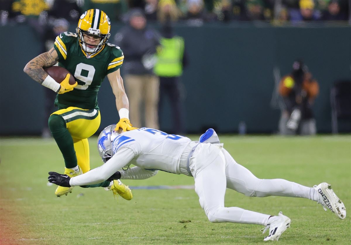 Report: The Green Bay Packers Won't Have Aaron Jones Or Christian Watson  Today