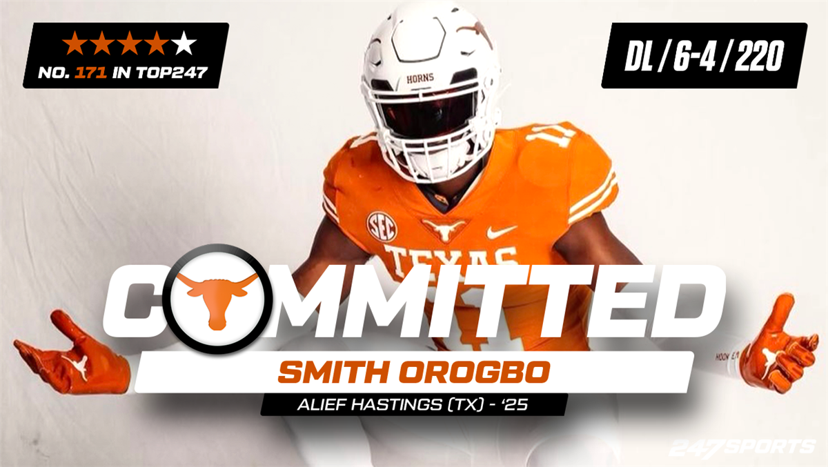 Texas football recruiting Longhorns land Top247 DL Smith Orogbo