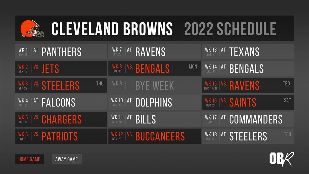 Two PrimeTime Games with AFC North Rivals Highlight 2022 Schedule as