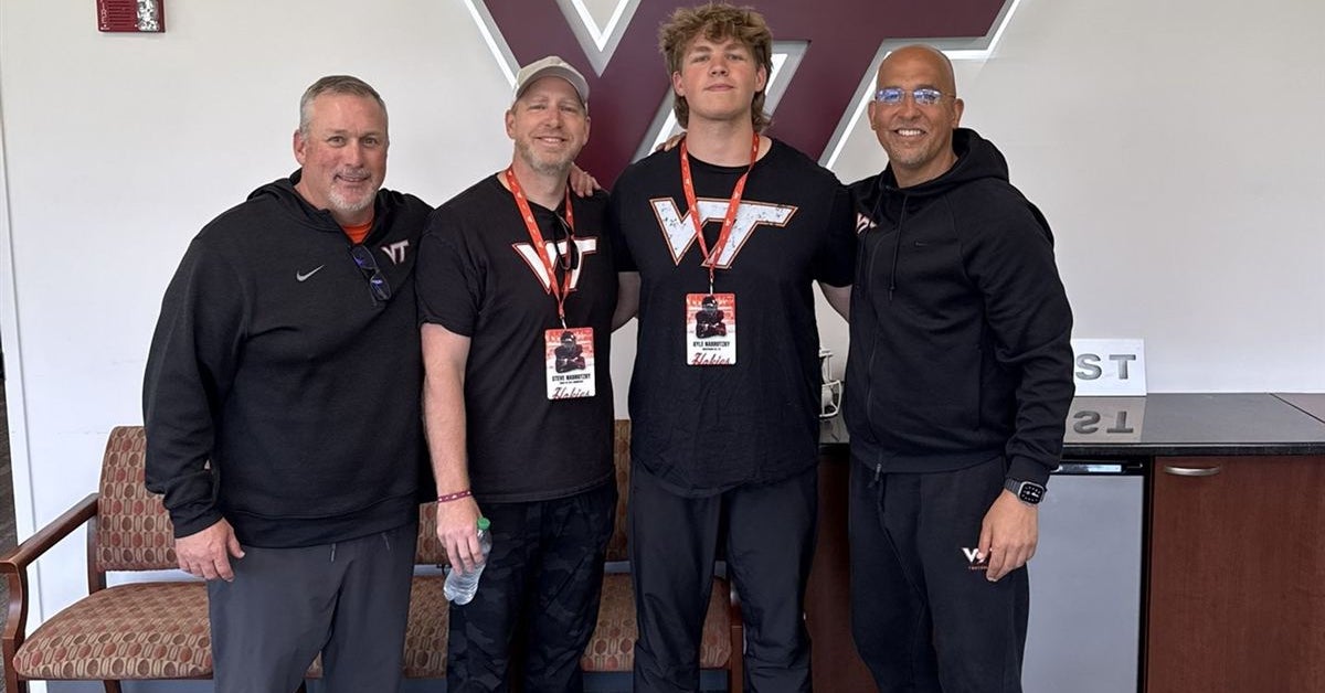 Three-Star OL Kyle Nabrotzky Visits Virginia Tech, One Visit Remains Before His College Commitment