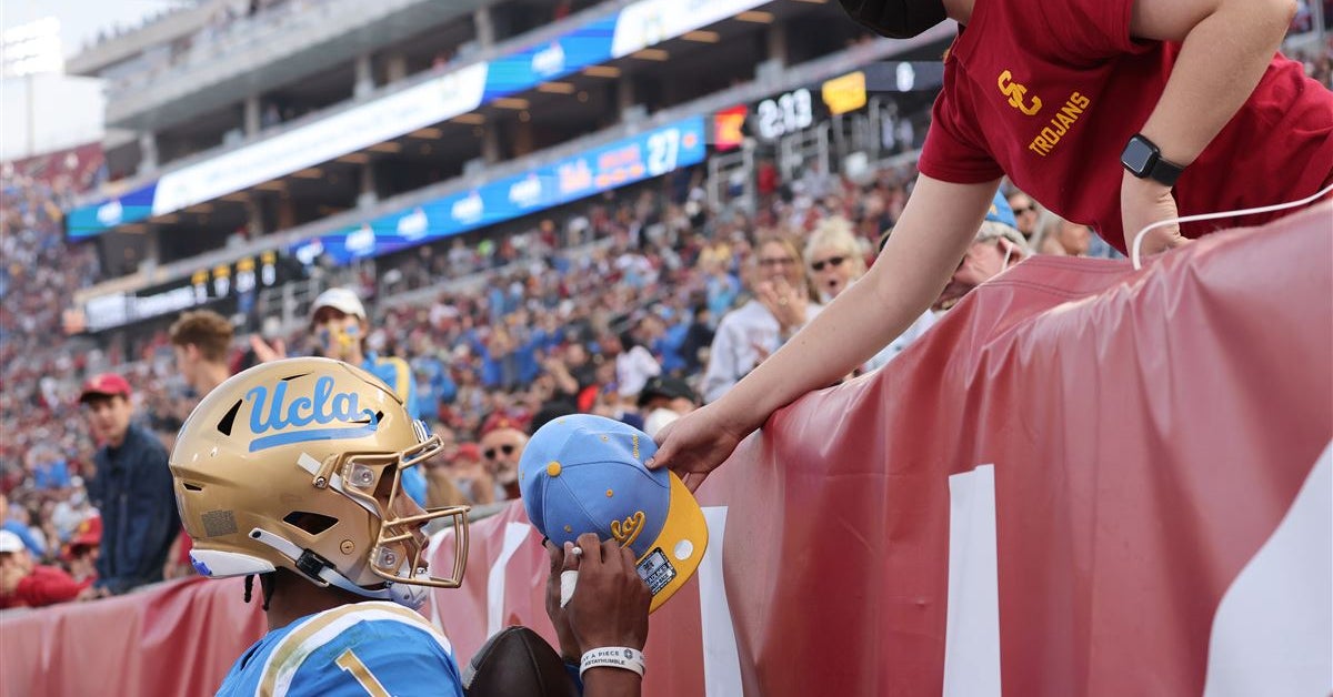 UCLA QB Dorian Thompson-Robinson explains viral autograph signing after touchdown against USC