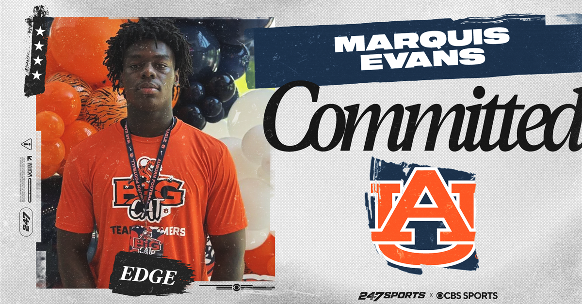 Top247 DE Marquis 'MJ' Evans commits to Auburn