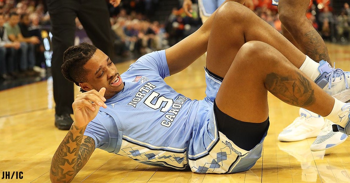 Hurting and Hobbled, UNC’s Armando Bacot Leaves on Crutches Hurting and Hobbled, UNC’s Armando Bacot Leaves on Crutches