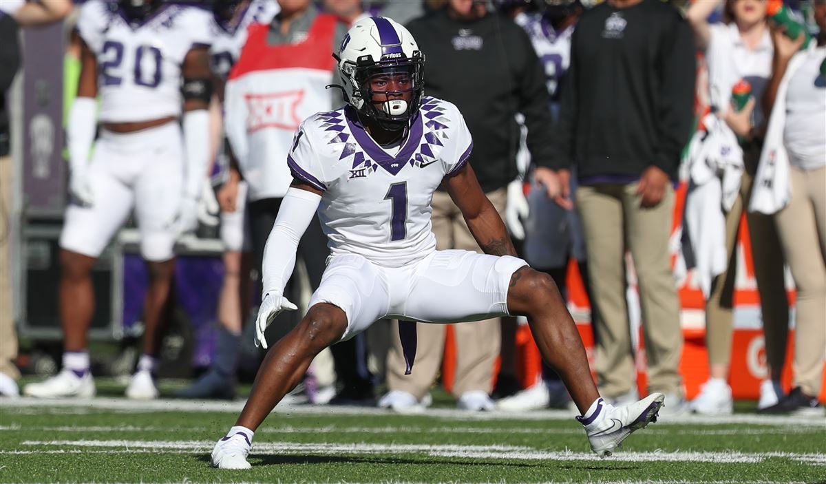 TCU Football DB Tre'Vius Hodges-Tomlinson selected by the Rams in