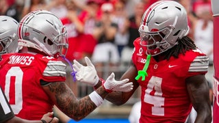Jeremiah Smith enjoys record-breaking day, while Brandon Inniss hauls in Hail Mary