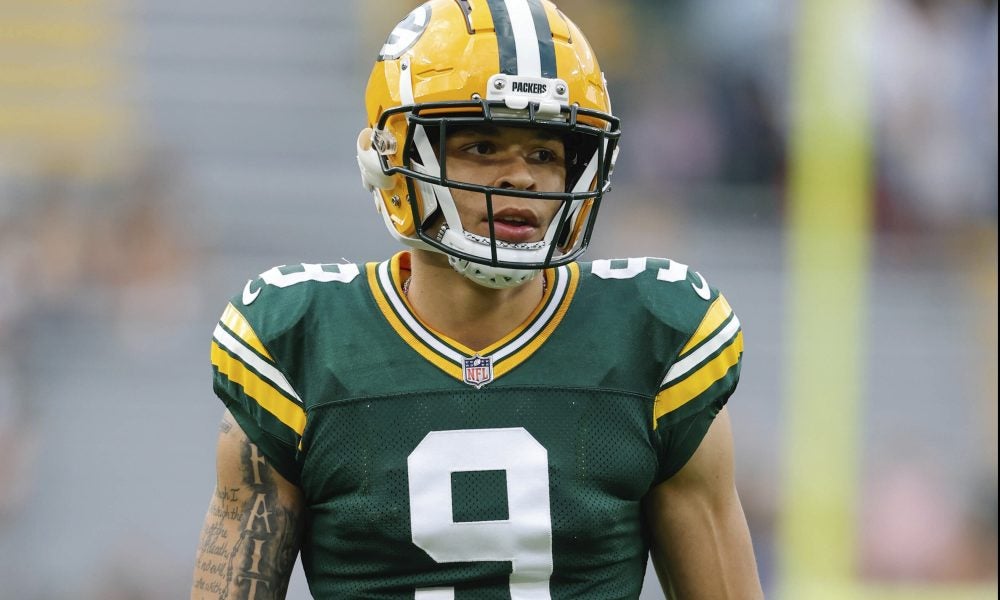 Packers WR Christian Watson named NFL Rookie of the Week for Week 10