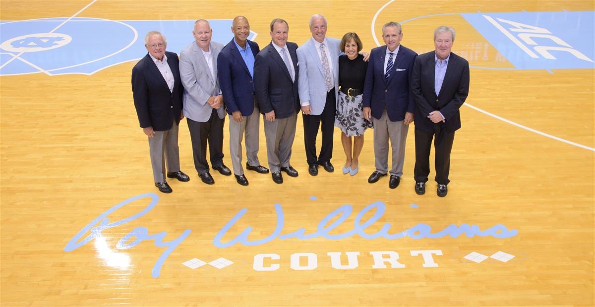 First Look: UNC Unveils Roy Williams Court