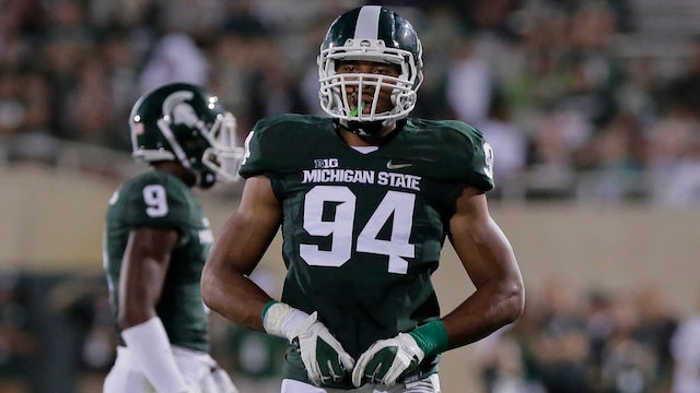 Michigan State redshirt freshman DE Montez Sweat making weighty