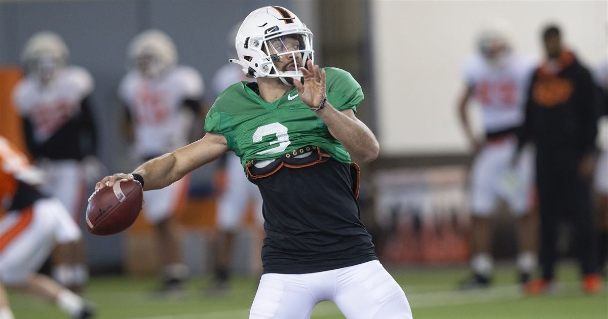Quarterback Spencer Sanders 'a lot more comfortable' this spring