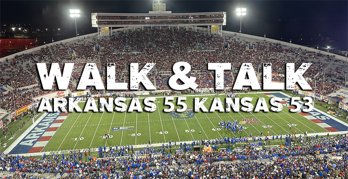 WALK & TALK: Arkansas 55, Kansas 52 - Vimarsana News