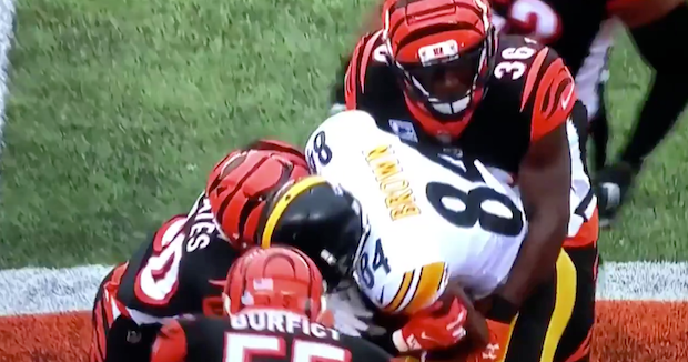 WATCH: Vontaze Burfict gets away with hit on Antonio Brown