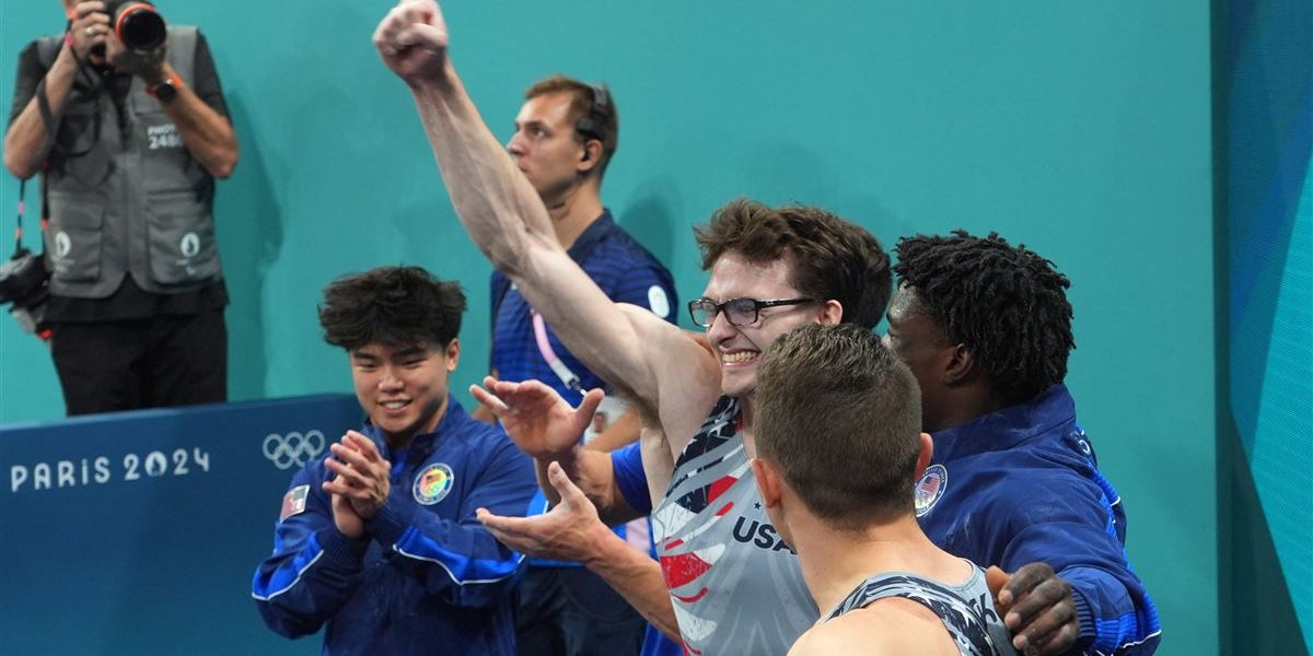 Former Penn State gymnast helps Team USA men to bronze, Phia Gladieux scores in field hockey draw and more