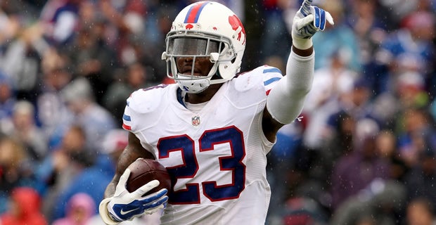 Buffalo Bills cornerback Aaron Williams (23) warms up while