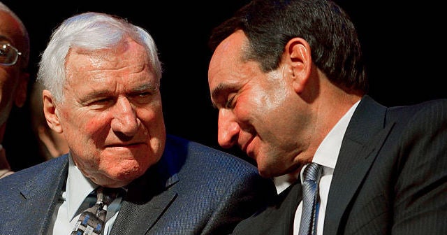 Duke's Mike Krzyzewski pays tribute to late Dean Smith before final road  game against North Carolina