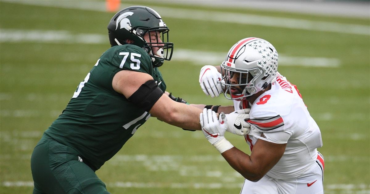 Michigan State OL Kevin Jarvis entering 2022 NFL Draft