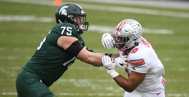 Michigan State OL Kevin Jarvis entering 2022 NFL Draft