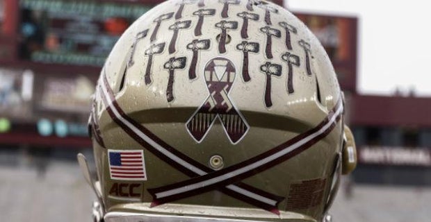 FSU's Tomahawk helmet stickers aren't going anywhere