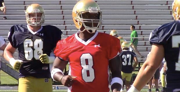 Former Notre Dame quarterback Malik Zaire to join CBS Sports Network - One  Foot Down