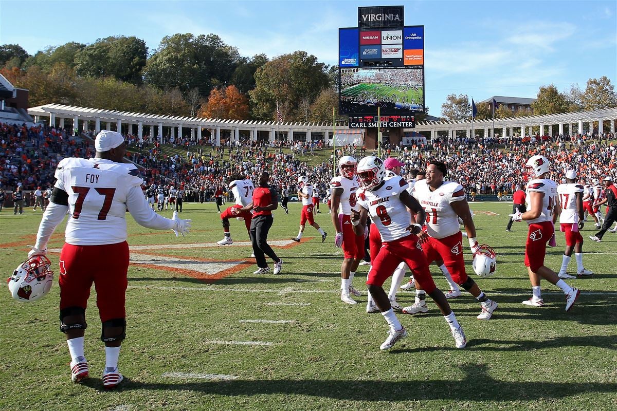 Male Louisville Cardinals Black Brandon Radcliff NCAA Football