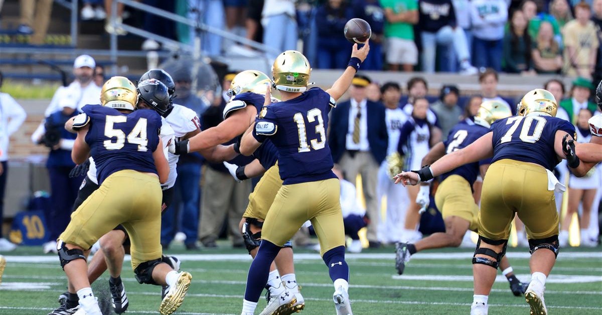 Offense By the Numbers: Notre Dame and Its 12 Upcoming Opponents