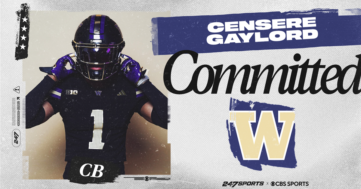 Top247 CB Censere Gaylord commits to Washington over Georgia and ...