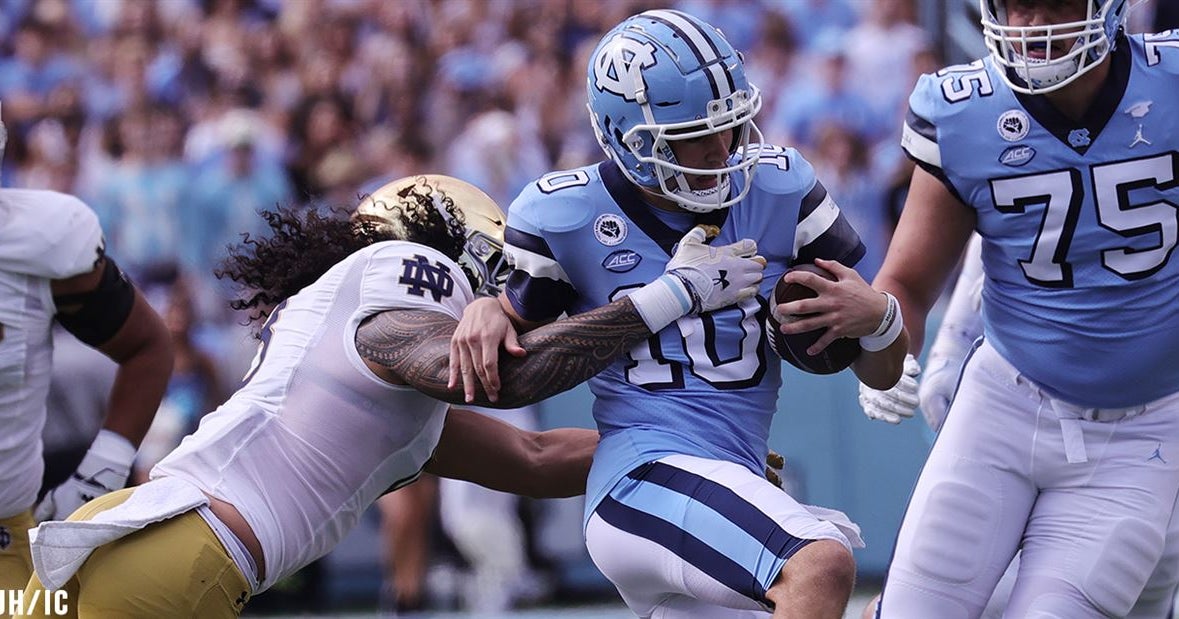 Notre Dame Hits North Carolina with Reality Check, 45-32 Notre Dame Hits North Carolina with Reality Check, 45-32