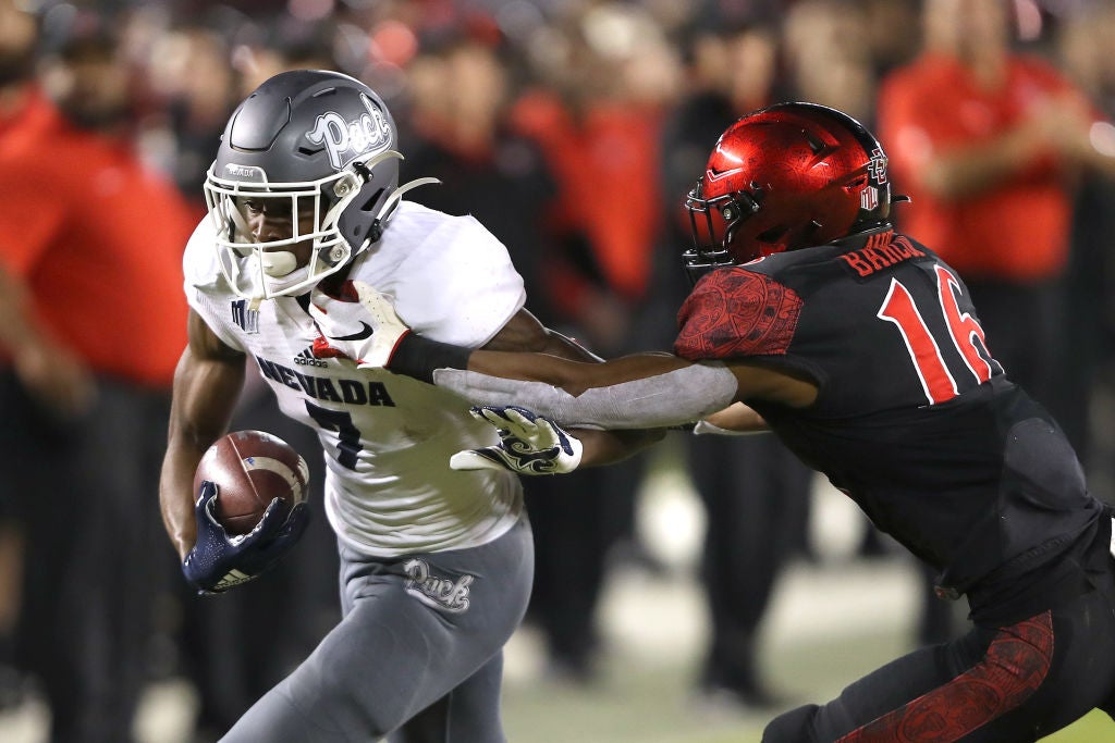 Romeo Doubs had two 1,000-yard seasons while in college at Nevada