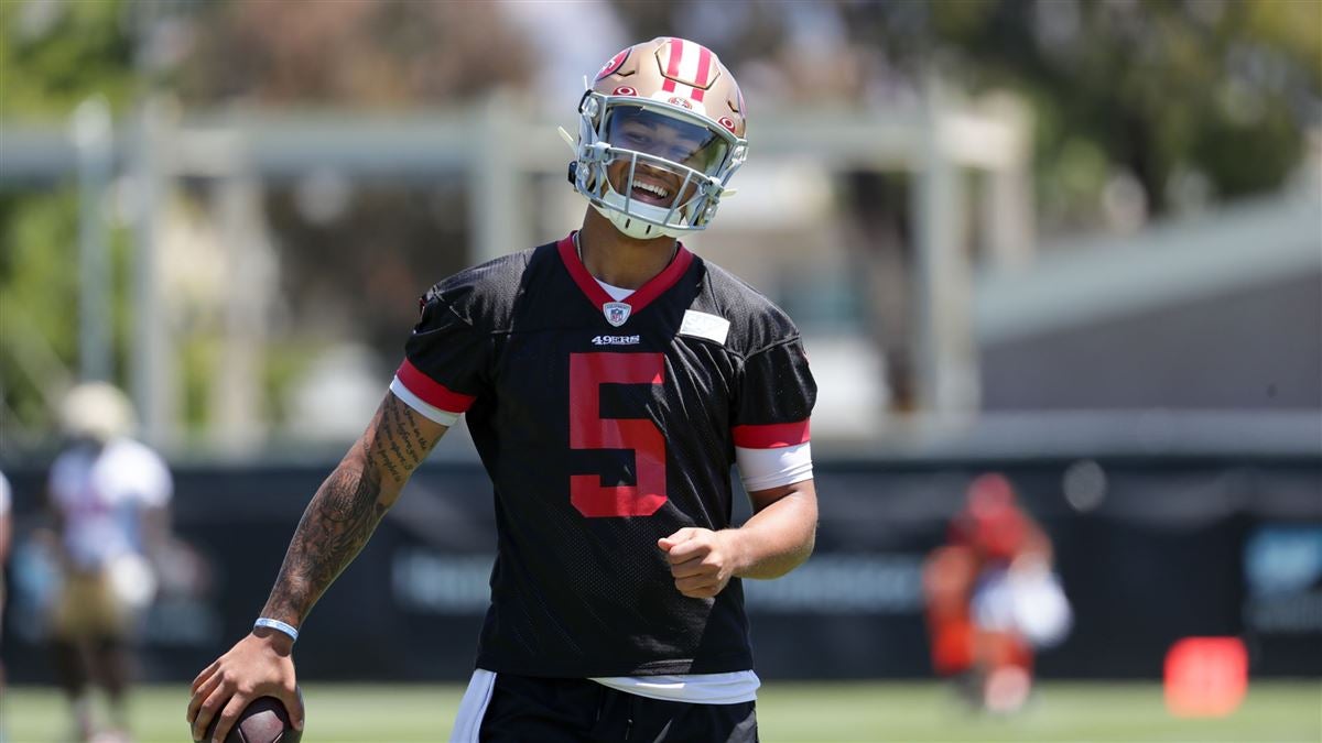 San Francisco 49ers' OTAs: George Kittle thinks Trey Lance looks better  than a rookie QB - Niners Nation