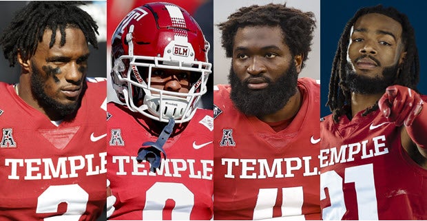 Temple Owls Linebacker William Kwenkeu 35 Editorial Stock Photo