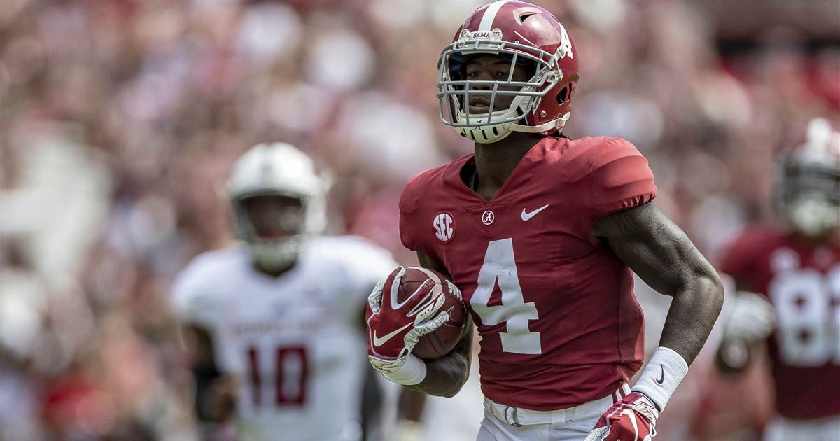 Alabama's trio of WRs making plays of its own this season