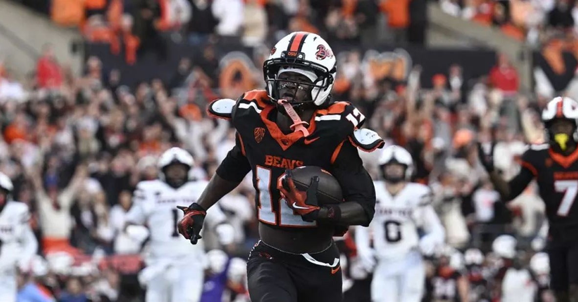 Oregon State frosh WR Jesse Legree lit up Power Four programs after blind cross-country leap was lone option