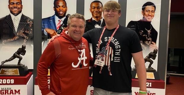 Bama OL target Wilkin Formby has Tide in top five