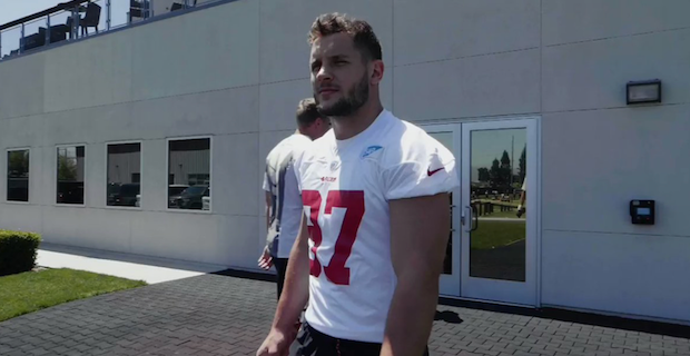 Chris Biderman on X: Nick Bosa's Jordan cleats for Sunday