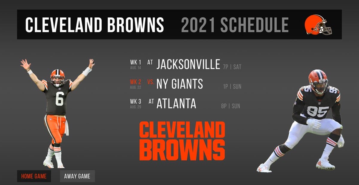 Cleveland Browns 2021 Preseason Schedule Set and Filled With Quirks