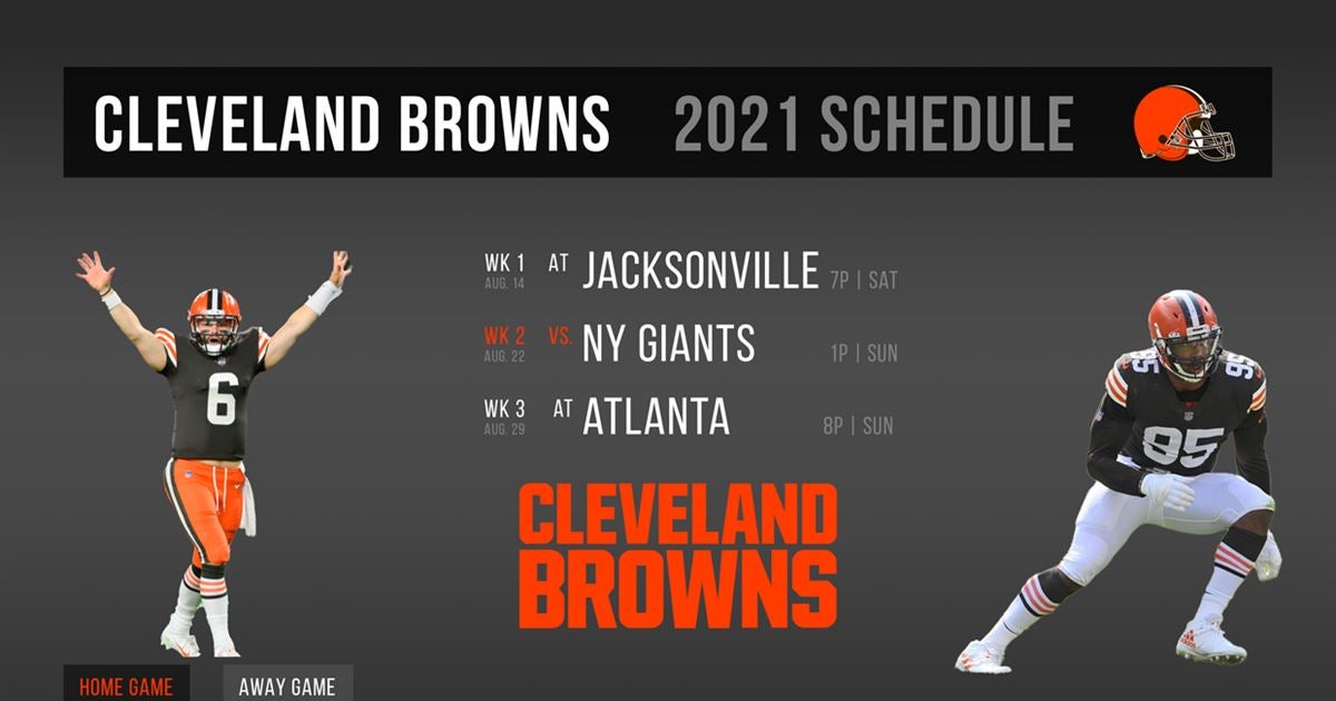 Cleveland Browns 2021 Preseason Schedule Set And Filled With Quirks Browns Preseason Games 2022