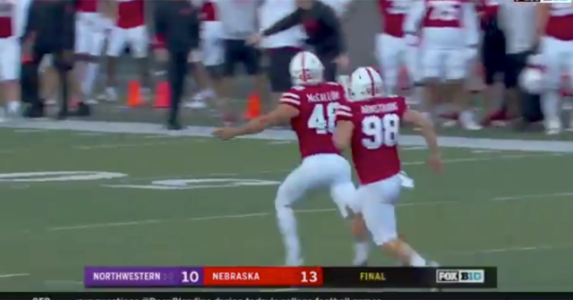 Video Nebraska beats Northwestern on field goal as time expires