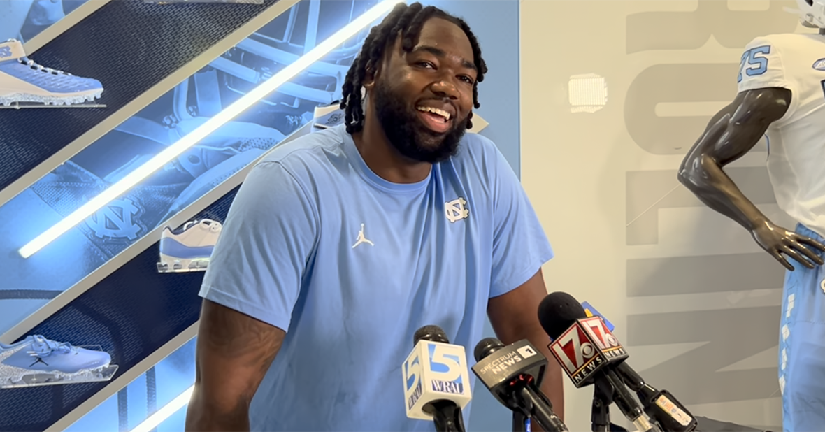 Jakiah Leftwich Preparing For Training Camp Competition On UNC's Offensive Line