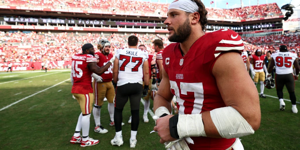 The NFL purposely delayed Nick Bosa's fine over his political hat until  after the election: Report