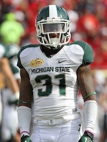 Michigan State CB Darqueze Dennard helps stifle Stanford